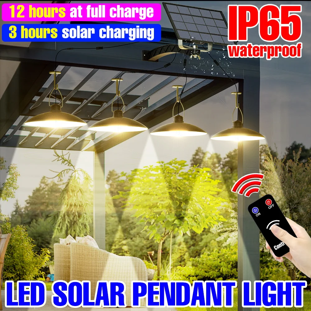

Солнечный подвесной светильник для улицы, светодиодный уличный фонарь 5В, водонепроницаемый прожектор, наружные настенные светильники для двора, коридора, парка, ночное освещение