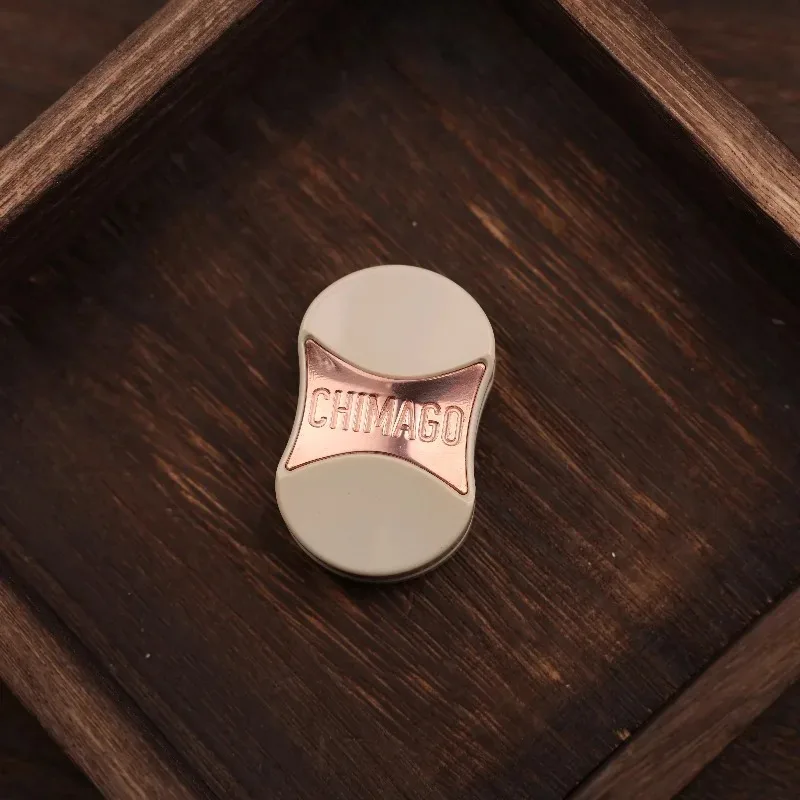 Chima EDC Angry Phase Peek Copper Mechanical Fingertip Push Card Decompression Desktop Toy