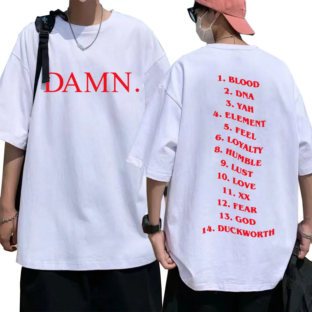 Rapper Damn Kendrick Lamar Summer T-shirt Pglang Mr Morale&The Big Steppers Album T-shirts Men Hip Hop T Shirt Unisex Streetwear