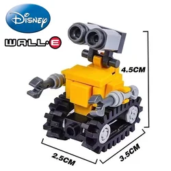 Disney Mini Walle Movie WAL L.E Eva Construction Robot Building Blocks Classic Doll Sets Toys for Children Gift