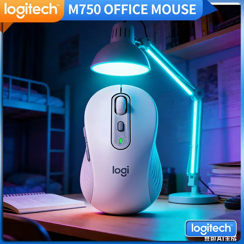 

Logitech M650/M650L/M750 Wireless Multi-Device Mouse Silent Click 10m Range For PC Mac Desktop Office Home Gaming Use