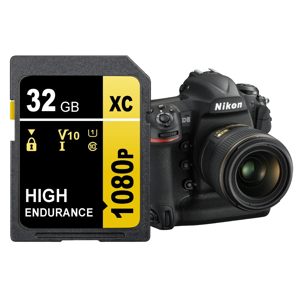 Tarjeta de memoria SD para cámara de alta velocidad, 8GB, 16GB, 32GB, flash SD, 64gb, 128gb, 256gb, Clase 10