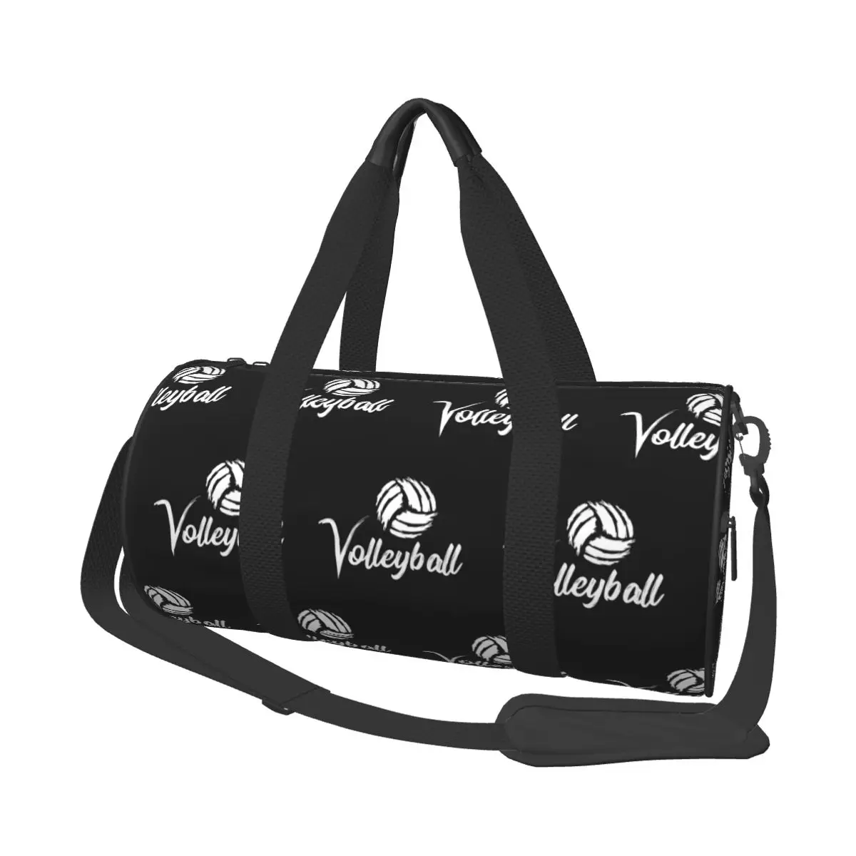 Volleyball Sport Gym Bag Lover Fashion Outdoor Sports Bags with Shoes Luggage Printed Handbag Retro Fitness Bag For Male Female