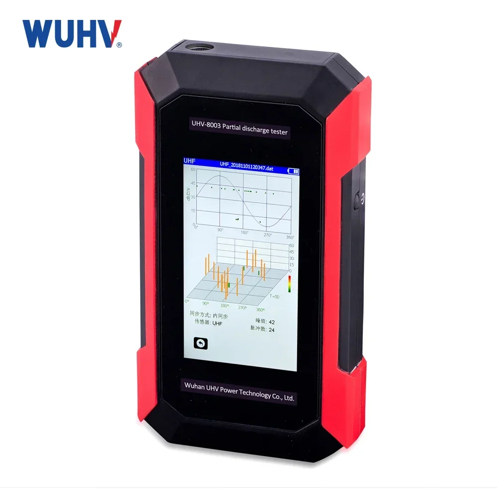 2025 Premium ProductsUHV-8003 Handheld Partial Discharge Tester for GIS Transformer Cable ultrasonic Hipot Partial Discharge Det