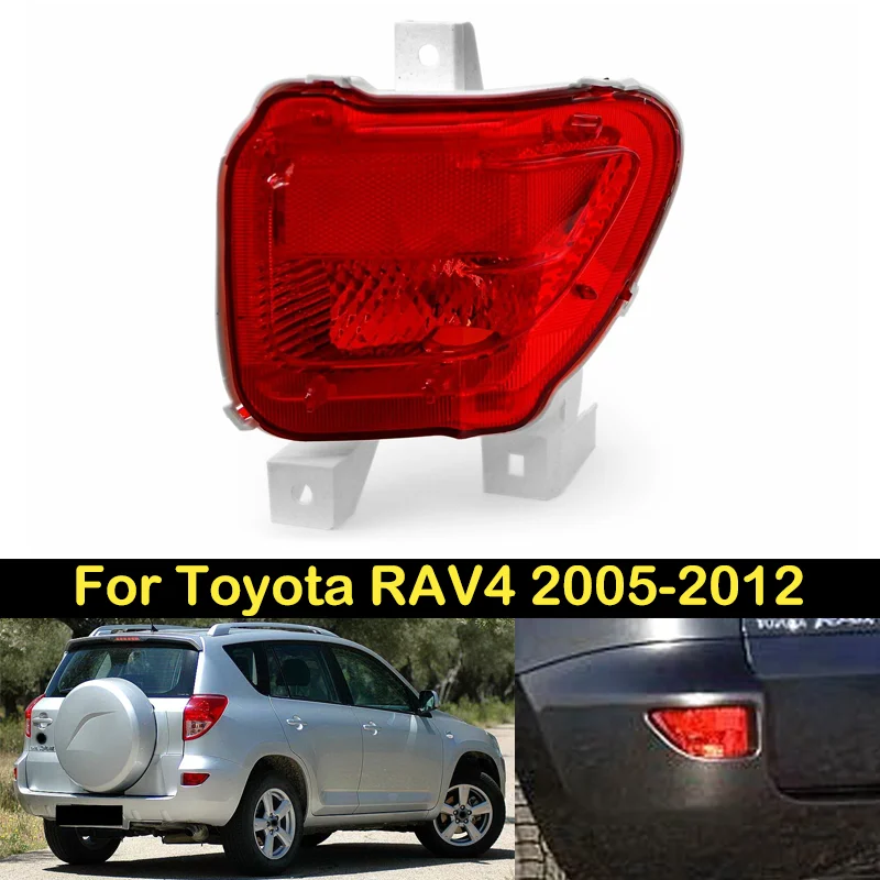 

DECHO Rear Foglight For Toyota RAV4 2005 2006 2007 2008 2009-2012 rear bumper foglight foglamp fog light fog lamp Brake lights