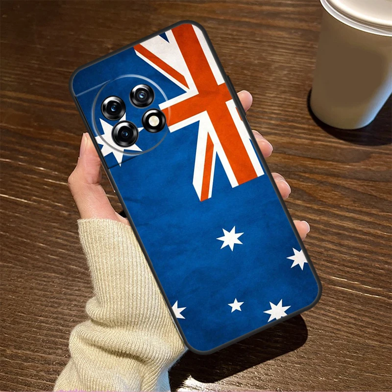 Australia Flag Case For OnePlus 11 8 9 10 Pro 8T 9RT 10R 10T OnePlus Nord 3 CE 2 Lite 2T N10 N20 N30 Cover