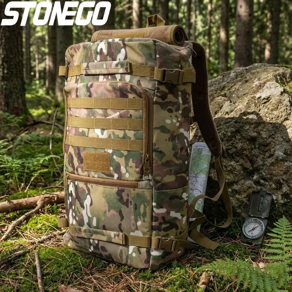 

Тактический армейский рюкзак для активного отдыха, походов и кемпинга, 50 л, многофункциональный