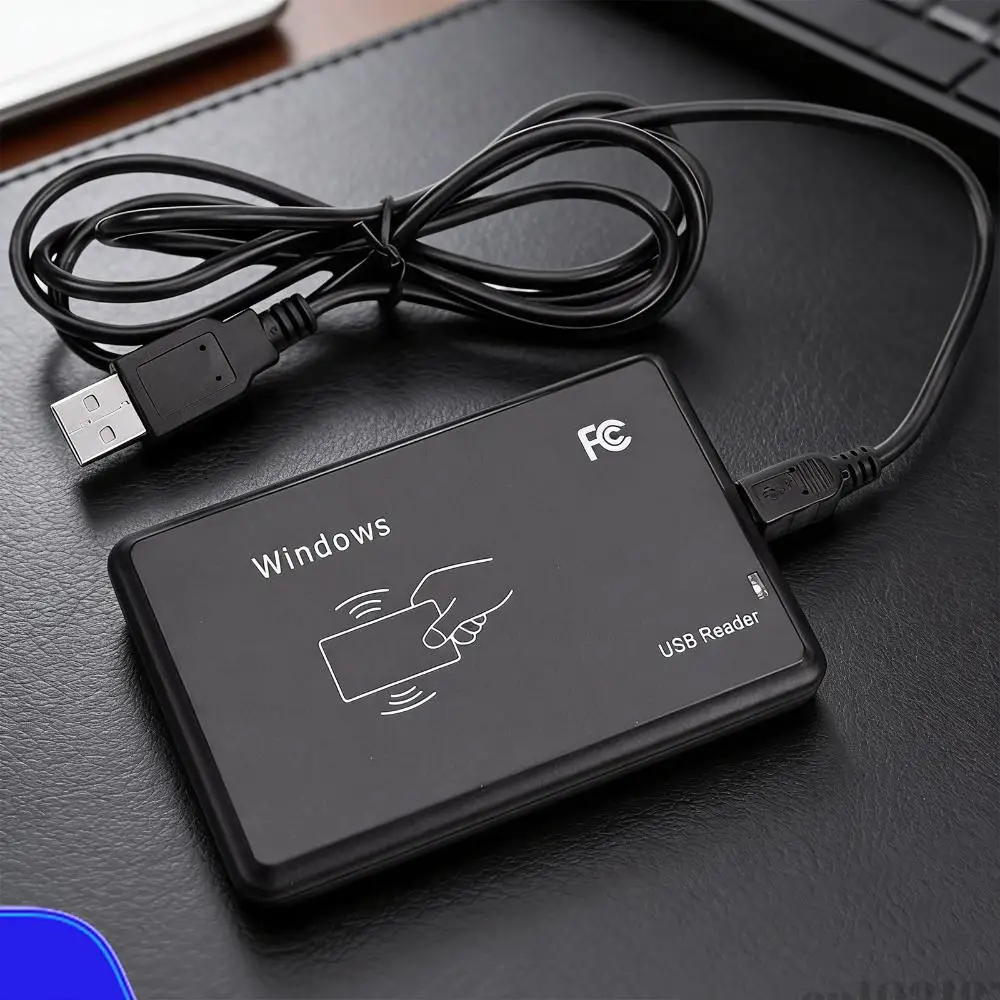 

Contactless IC Card Reader Writer 13.56MHz RFID IC Card Reader with USB Interface Compatible for Windows Linux MacOS