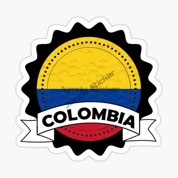 

COLUMBIA Flag Removable Car Sticker Waterproof Decal Sticker Colombian Decal Car Decoration Accessories