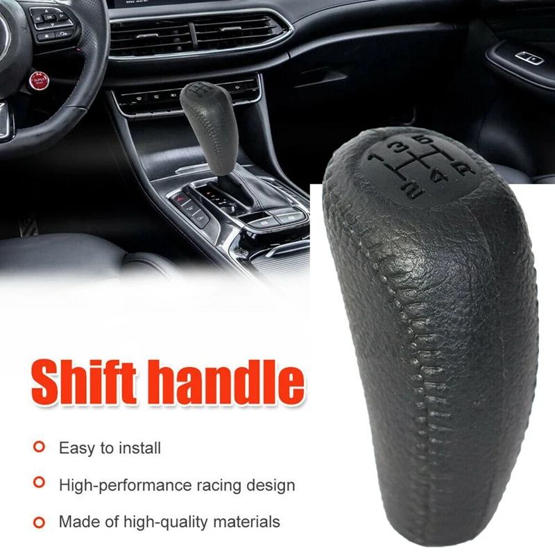 2X Car Leather Speed Gear Shift Knob for Honda Acura 94-01 54102-ST7-003ZA Balck