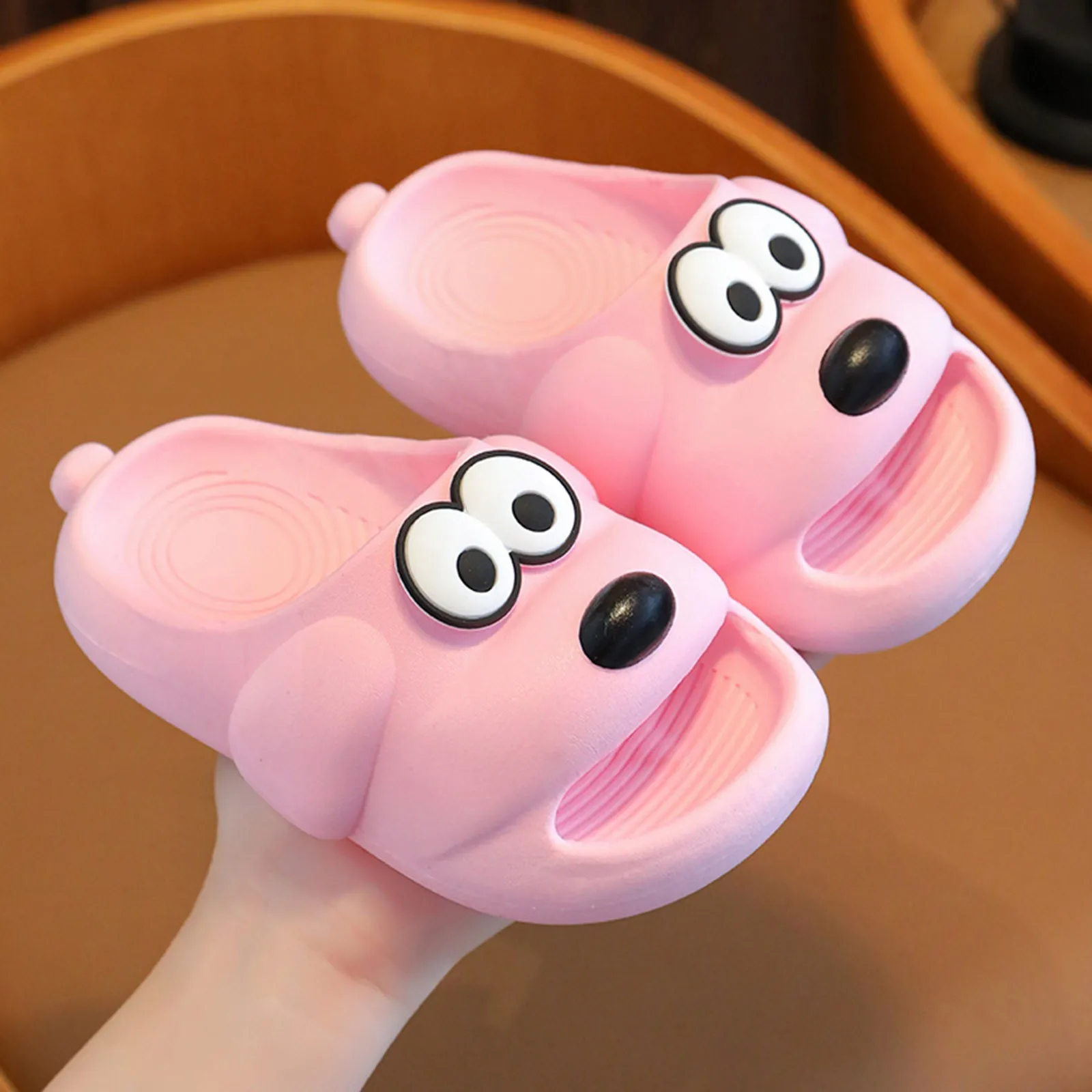 Summer Children Slippers Thick Sole EVA Dog Slippers Non-Slip Soft Bottom Sandals Kids Dog Slides Home Shoes Home Slippers 2024