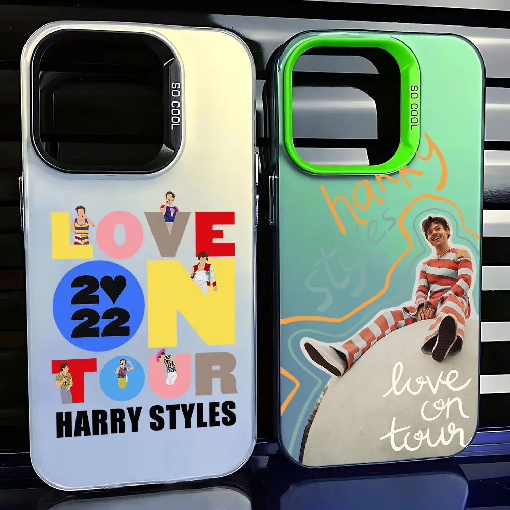 Styles Love On Tour Harrys Phone Case For iPhone 15 14 13 12 11 Pro Max X XR XSMAX 8 7 Plus Matte Shockproof Back Cover