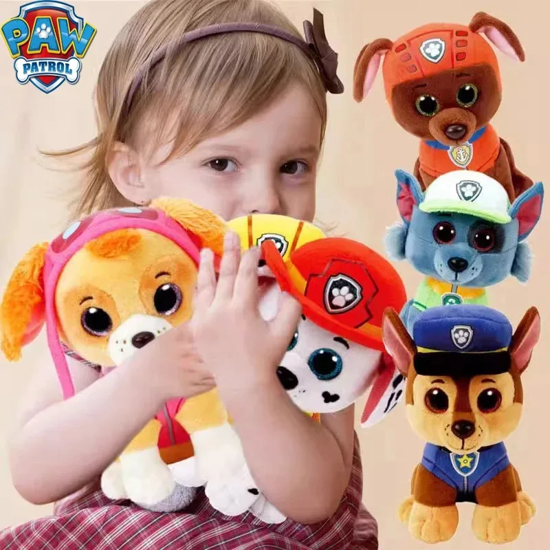 

23cm Original Paw Patrol Plush Doll Chase Skye Marshall Cute Dog Action Figure Soft Stuffed Toys Children Birthday Gifts