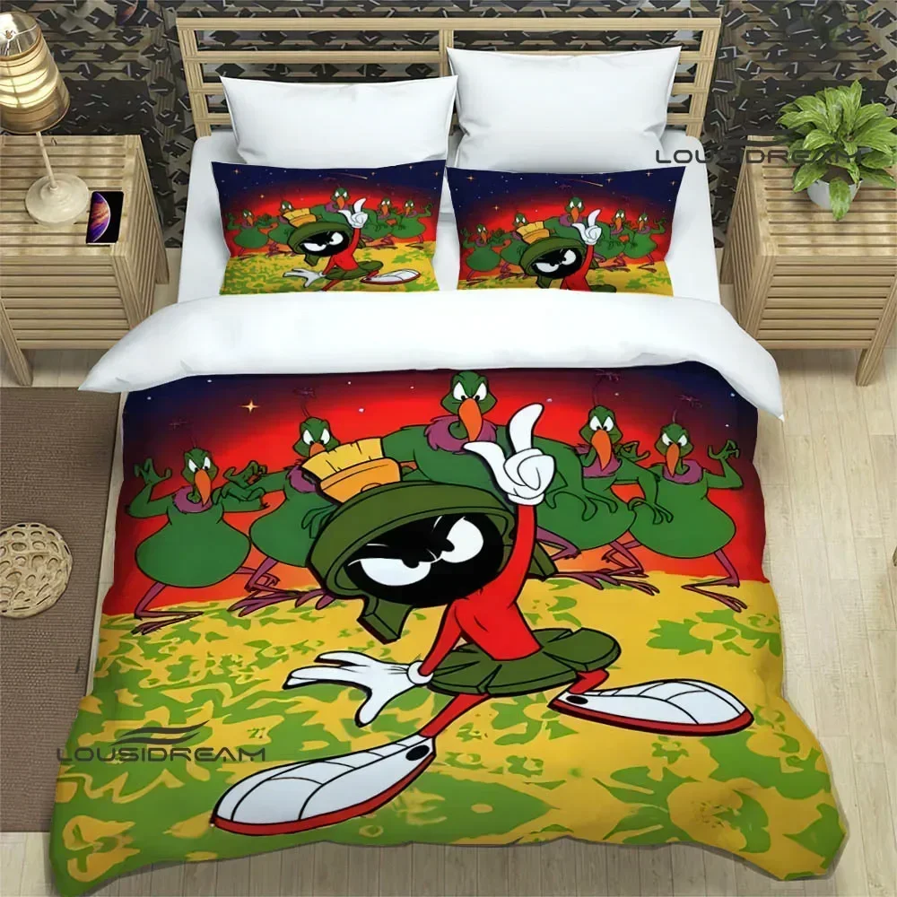 Marvin The Martian Cartoon Bedding Sets exquisite bed supplies set duvet cover comforter set bedding set luxury birthday gift