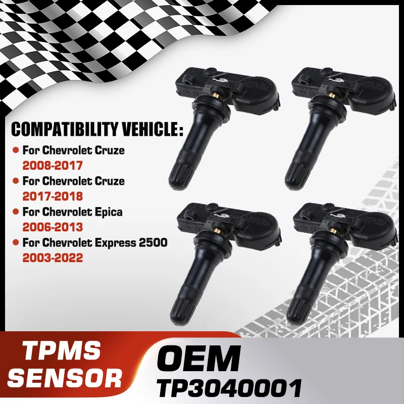

Car For Chevrolet Cruze 2008-2018 Chevrolet Epica 2006-2013 Chevrolet Express 2500 2003-2022 TPMS Tire Pressure Monitor Sensor