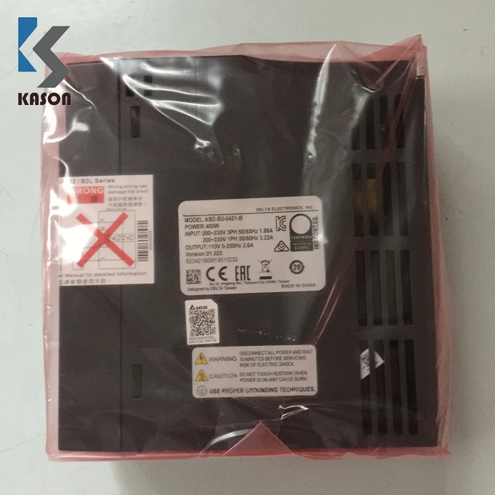 D-ELTA محرك سيرفو يعمل بالتيار المتردد ASD-B2-0421-B 400 وات 200-230 فولت 1PH/3PH