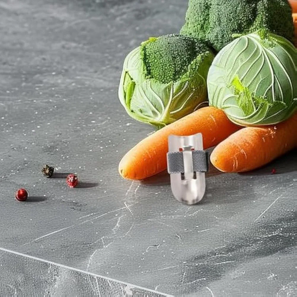 

Изысканные защитные накладки для пальцев из нержавеющей стали, защита для пальцев при нарезке продуктов, многофункциональная защита для рук и пальцев.