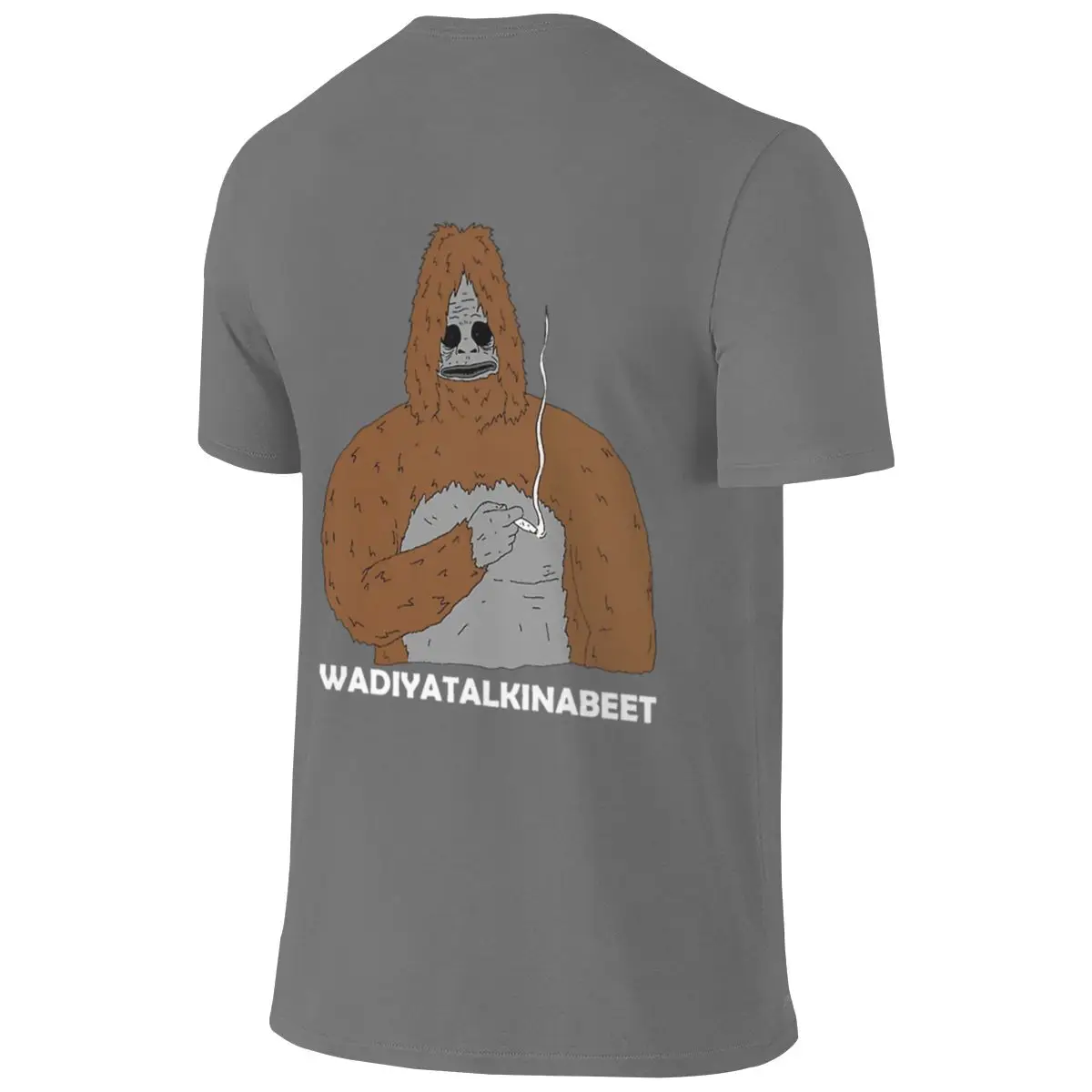 Sassy Sassy Big Lez Show Sassy Smoking Monkey Delicate Reversible T-shirt American Street Anti-Static Tee