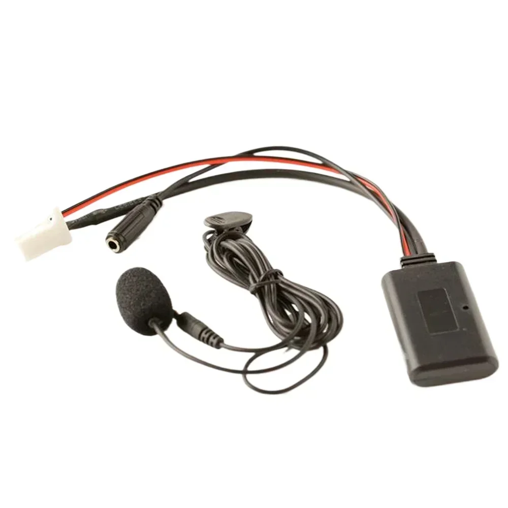 Car 8Pin Bluetooth 5.0 Aux Input Audio Cable Microphone Handsfree Adapter Plug For Nissan Altima Tiida Qashqai Geniss x-trail
