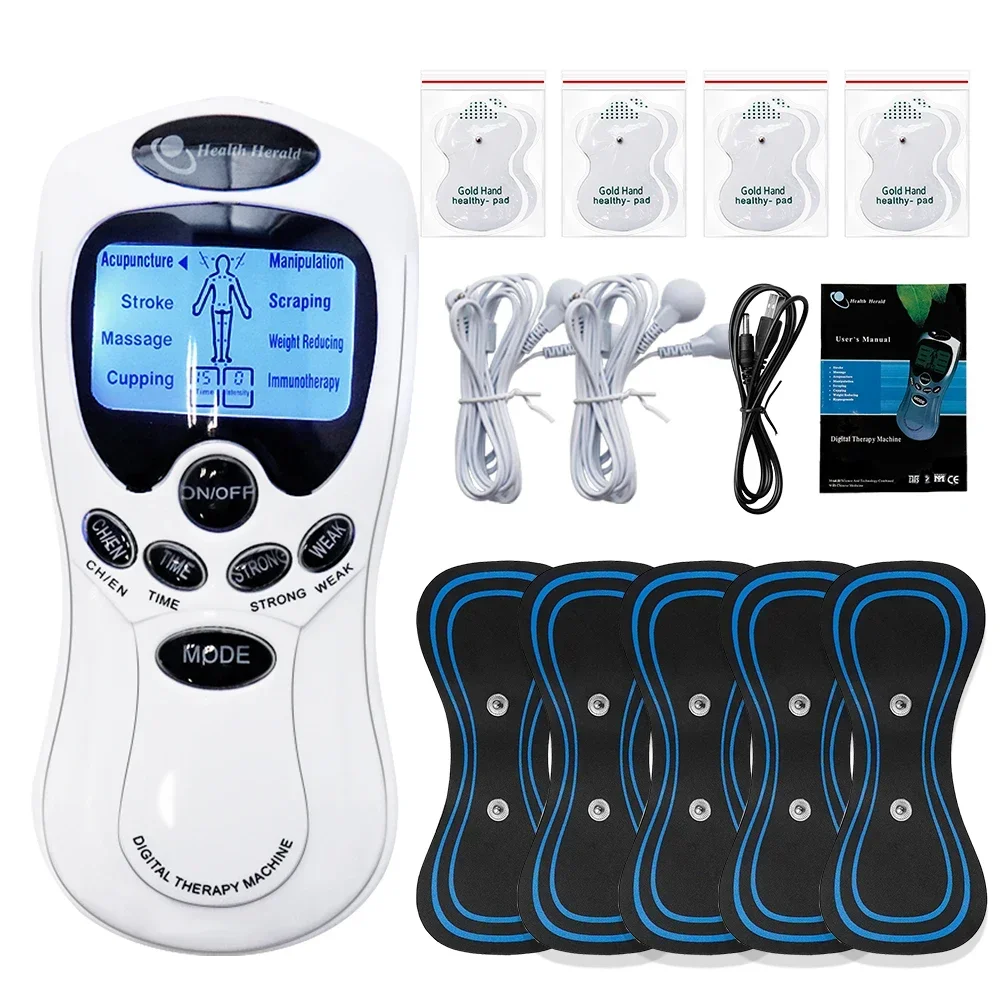 TENS-Gerät Physiotherapie Elektronischer Puls-Muskelstimulator zur Entspannung von Nacken, Rücken, Schulter und Hand Schmerzlinderung Elektrotherapie – Detail 24