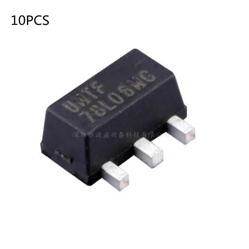 10PCS 78L06 linear voltage stabilizing chip 78L06MG-AB3-R SOT-89 new original genuine