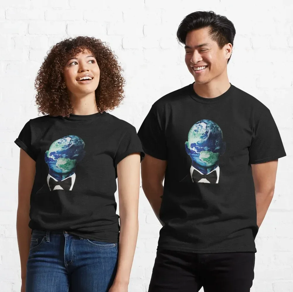 Mr Worldwide is earth Classic T-Shirt Anime Graphic T-shirts for Men Clothing Women Short Sleeve Tees New Arrivals Unisex Summer