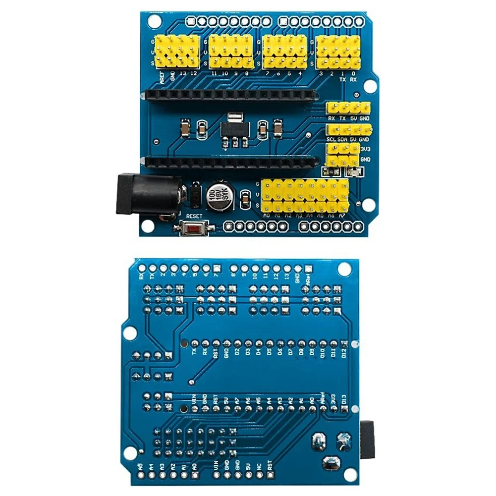 5Pcs Nan0 I/O Expansion Sensor Shield Module for UNO R3 Nan0 V3.0