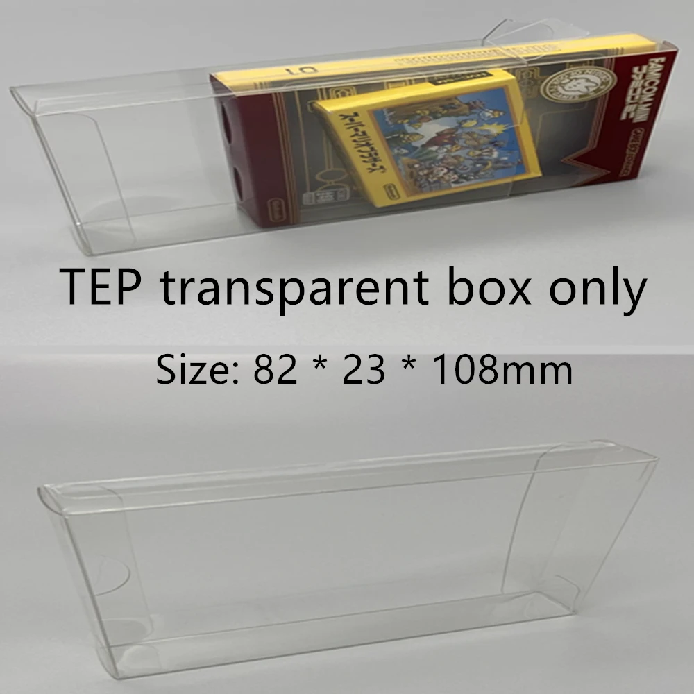 Collection Display Box For Nintendo GBA FC mini Game Storage Transparent Boxes TEP Shell Clear Collect Case