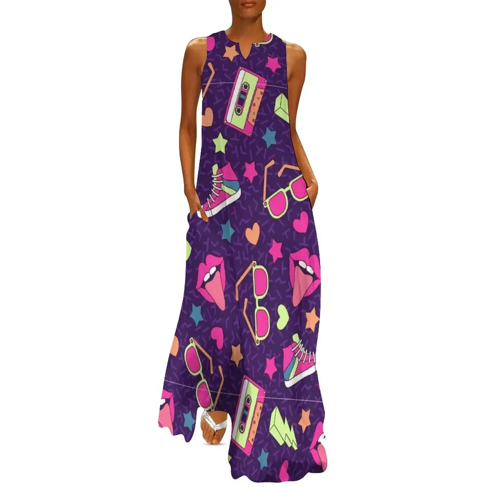 

Neon 90's Party Long Dress Dresses gala prom dress 2025 fairy dress elegant guest wedding