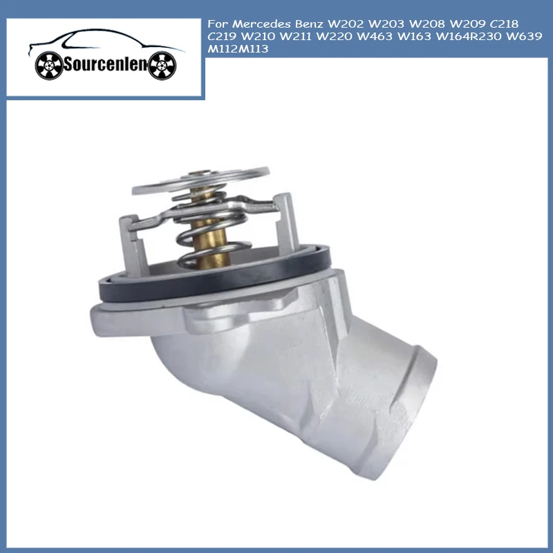 

1122030275 Thermostat For Mercedes Benz W202 W203 W208 W209 C218 C219 W210 W211 W220 W463 W163 W164R230 W639 M112M113