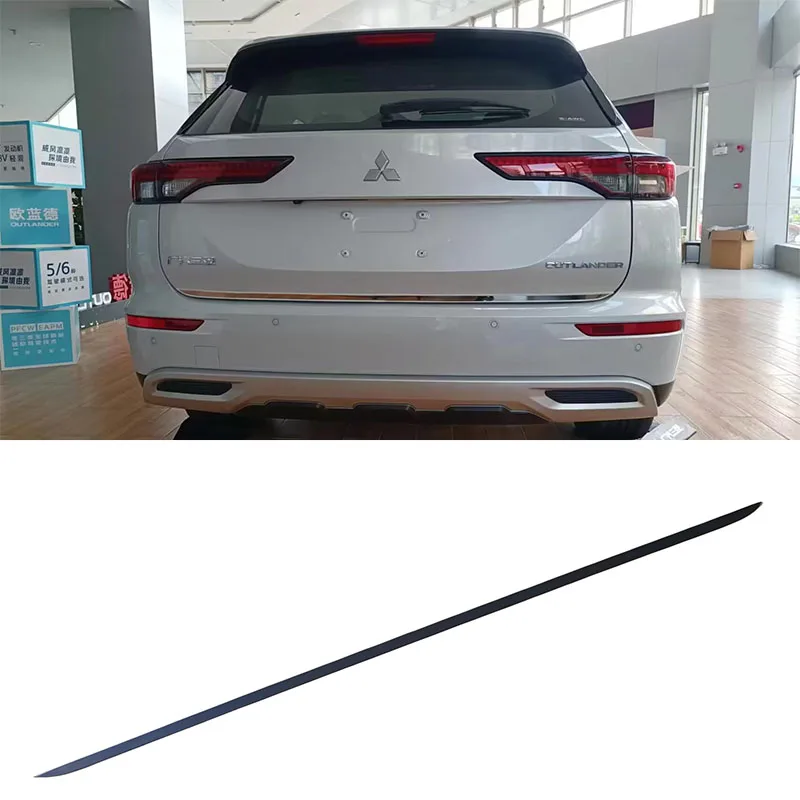 

Car Sticker Styling For Mitsubishi Outlander 2023rear Boot Door Trunk Cover Trim Tailgate Garnish Molding Strip Car Accessories