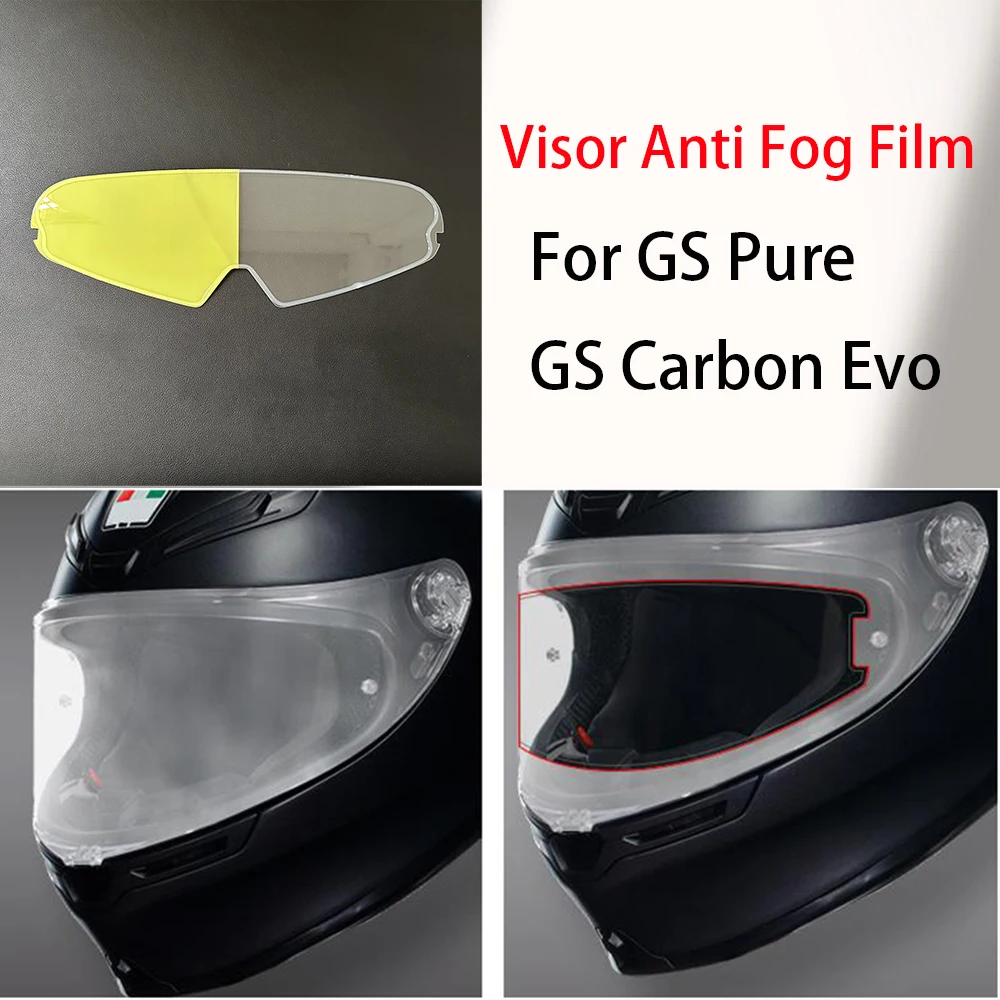 

Motorcycle Helmet Visor Anti Fog Film For BMW GS Pure & GS Carbon Evo Helmet Accessories Antifog Lens Film