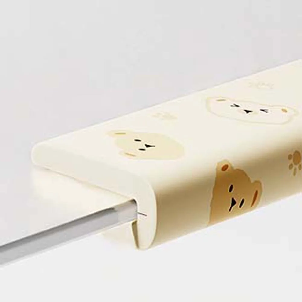 Double-sided Tape Baby Anti-collision Strip Traceless Cartoon NBR Edge Corner Soft Grey Table Corner Protective Cover Walls