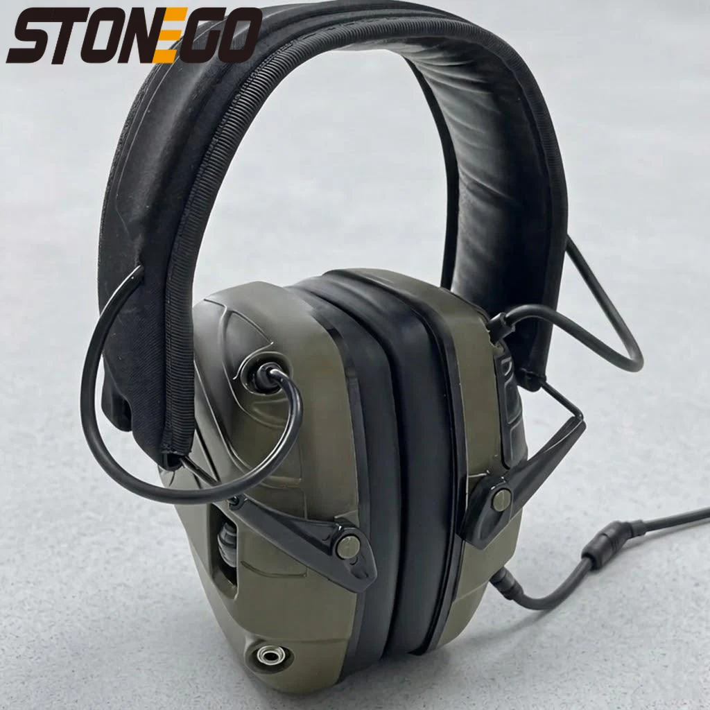 

Outdoor Tactical Electronic Shooting Earmuff Noise Cancelling Headphones Sound Amplification Hearing Protection Foldable Headset