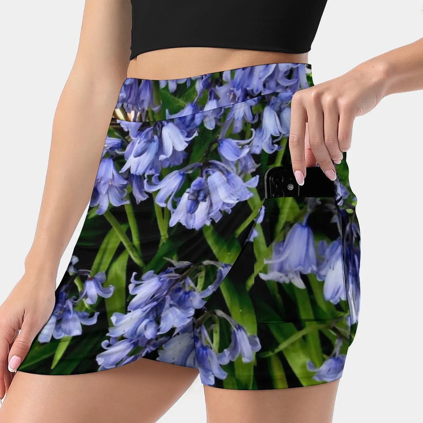 

The Native Bluebell Women's skirt With Pocket Vintage Skirt Printing A Line Skirts Summer Clothes Moneypenny Missmoneypenny