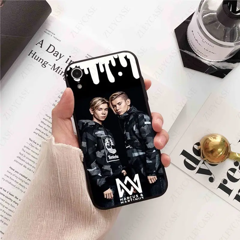 Marcus & Martinus funda phone cover for iPhone 15Pro 16pro 13PRO max 7 8 XR 14plus 11pro 12pro max 13mini SE 2020 case coque