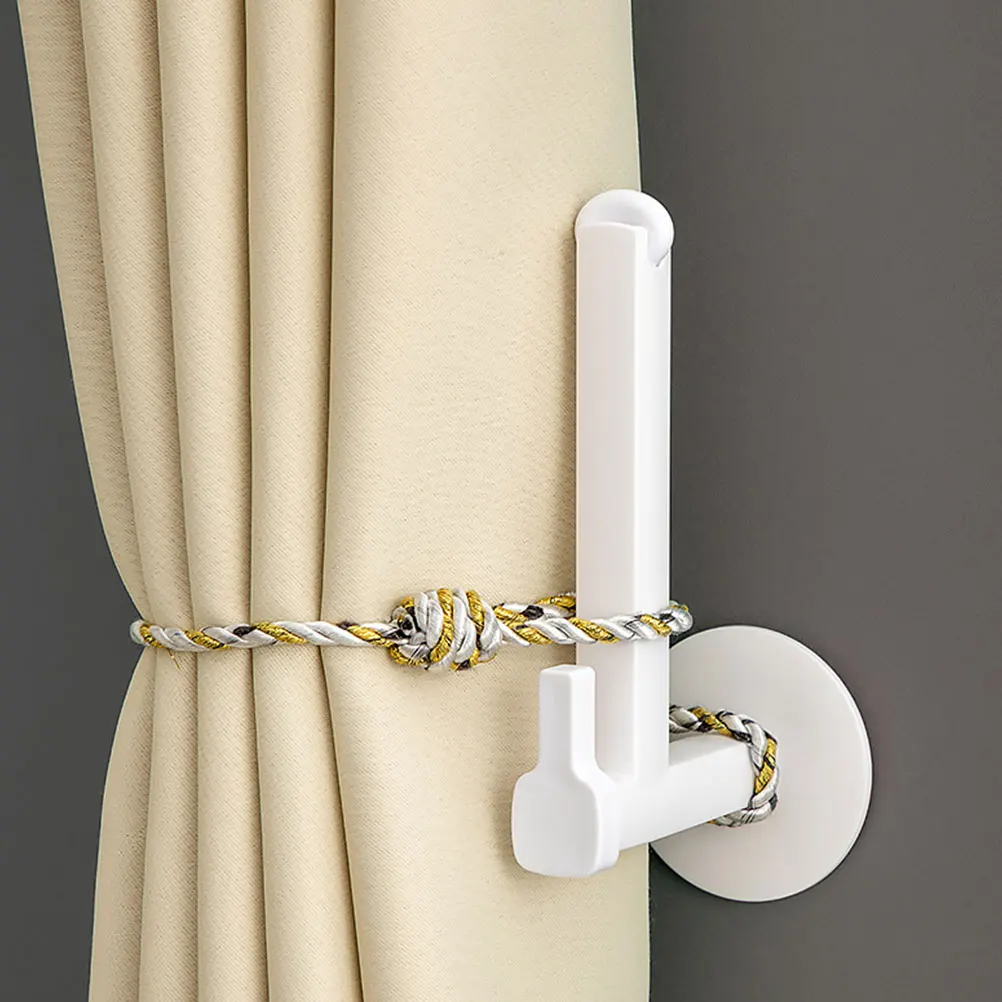 حامل خطاف ستارة بدون مثقاب قابل للتعديل للاستخدام الأفقي والرأسي متعدد الوظائف وخالي من الستائر النافذة #4