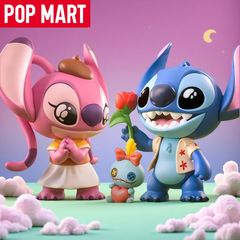 

Genuine POP MART Stitch Play Date Series Trendy Blind Box Collectible Figure Gift Blind Box Toys For Fans cute festival Gifts