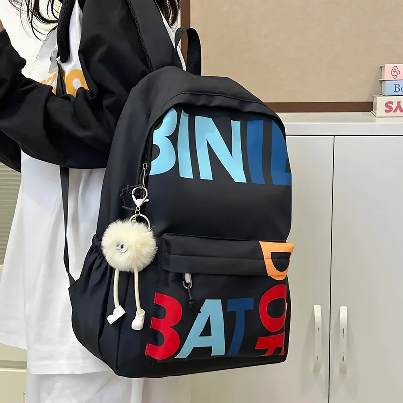 Kids Backpack for Boy Letter Travel Backpack for Women Mother Kids Bags for Girl Toddler Backpack School Bags Class Bag for Girl