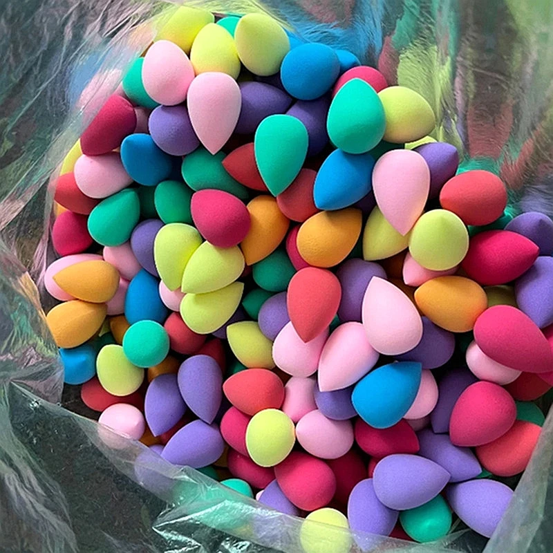 4/20 stuks Mini Beauty Egg Make-up Blender Cosmetische Bladerdeeg Make-up Spons Kussen Foundation Poeder Spons Beauty Tool met Opbergdoos