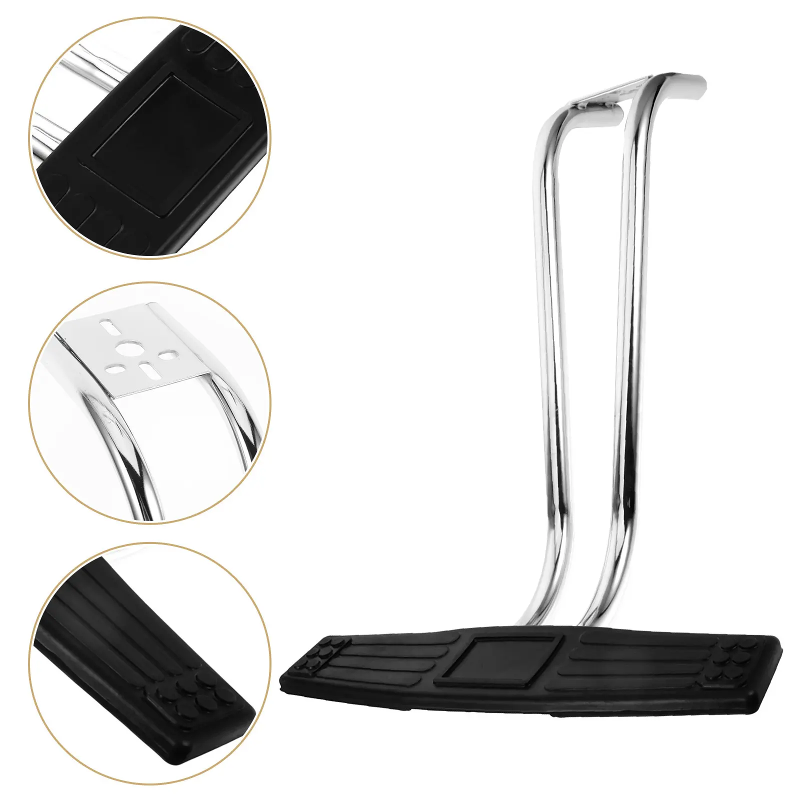 

Подставка для ног для парикмахерского кресла, из высокопрочной стали, с противоскользящей накладкой, сменная деталь для кресла парикмахера/барбера