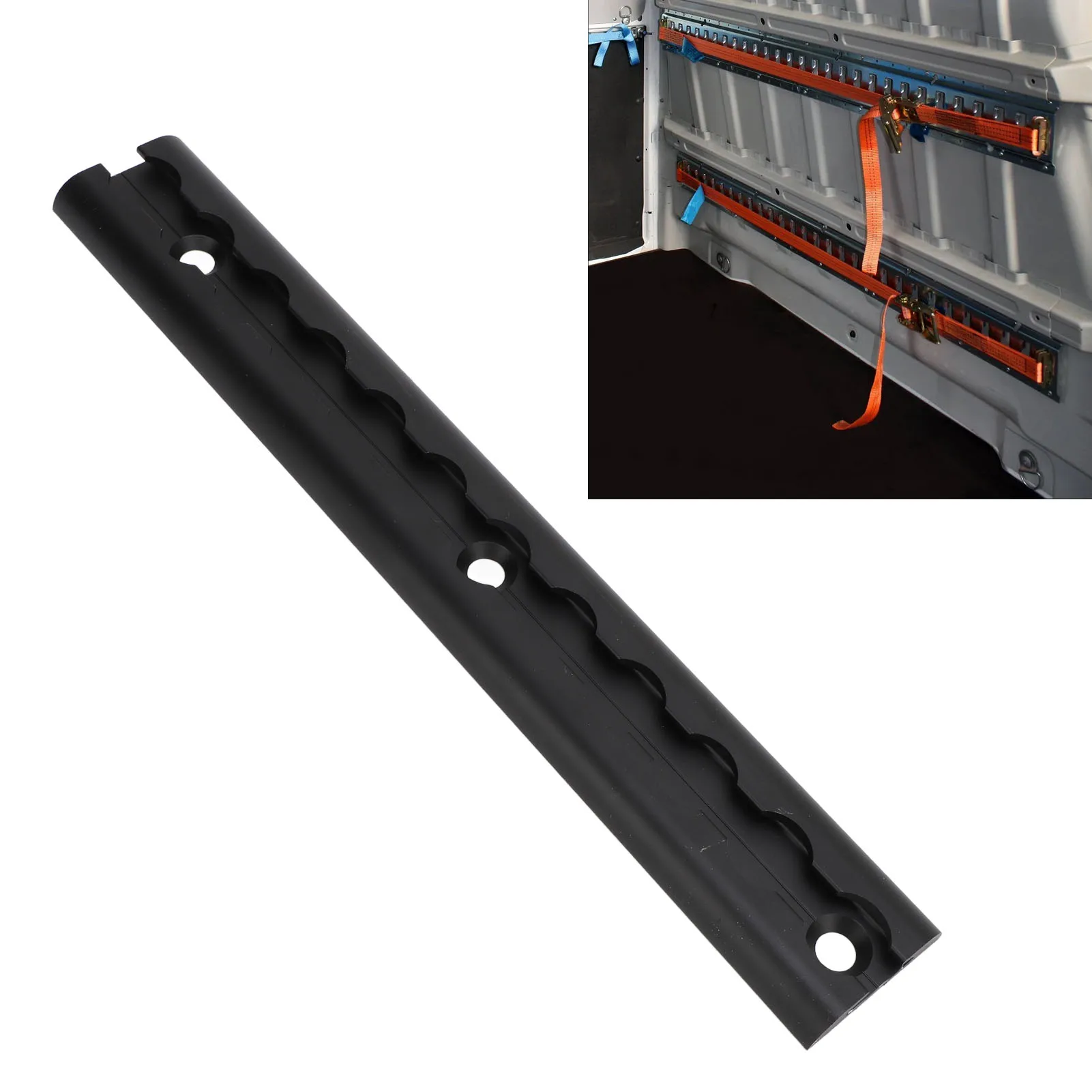

1Pc L Track Rail with Drilled Hole Securing Loads Robust Aluminium Tie Down Airline Rail for Truck Beds Trailers