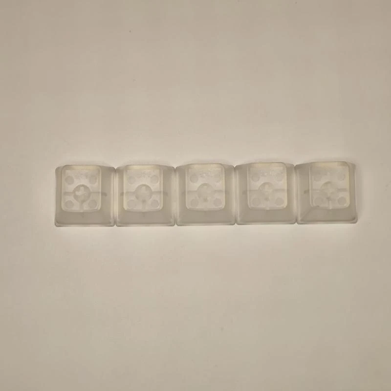 R53C CherryProfile Blank Keycaps Abs Frosted Transparent Translucest Keycap