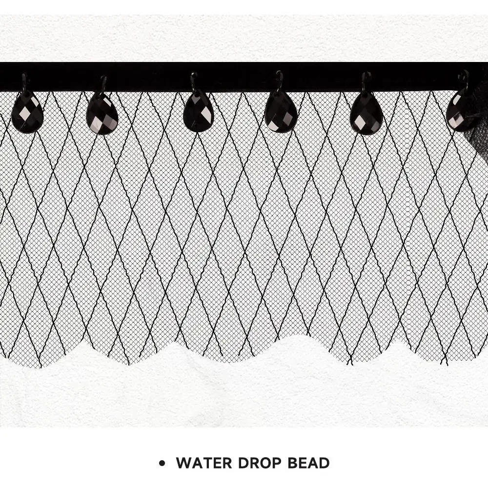 

Personality Feather Halloween Masquerade Mask Fashion Lightweight Fancy Rose Lace Face Mask Funny Black Mesh Mask Festival