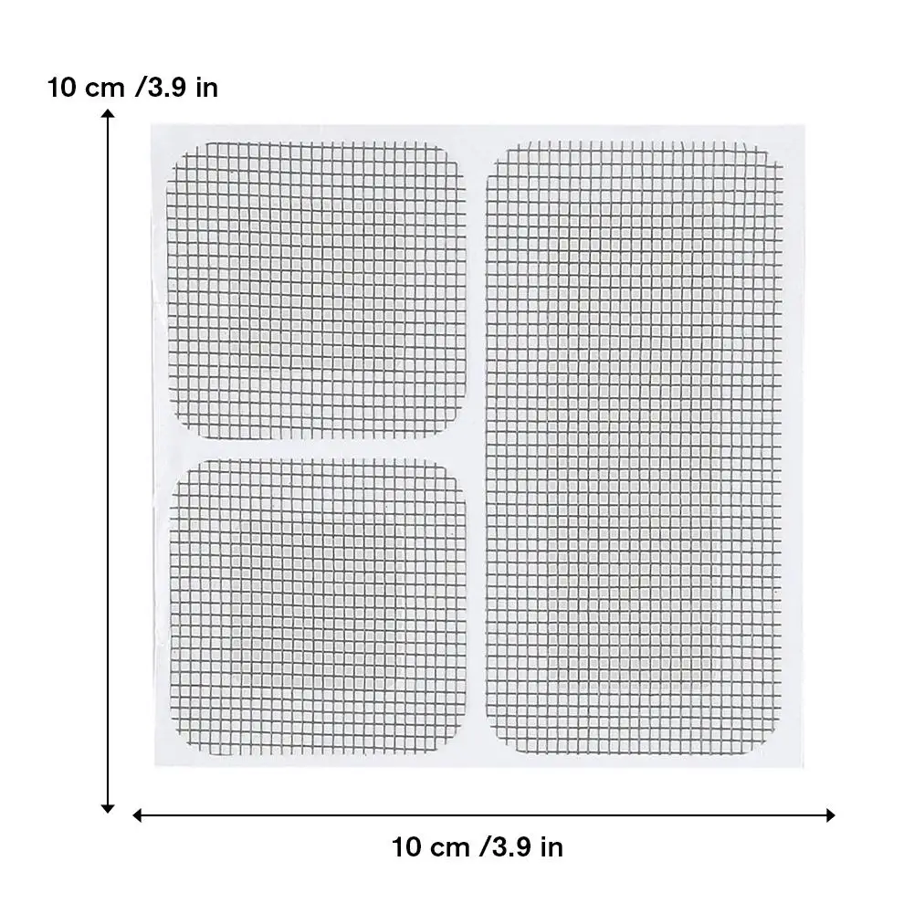 10 Stück Fiberglas-Fliegengitter-Reparaturpflaster Fenster-Fliegengitter-Reparaturaufkleber Anti-Mücken-Netz Türgitter-Moskitonetz-Patch – Detail 29