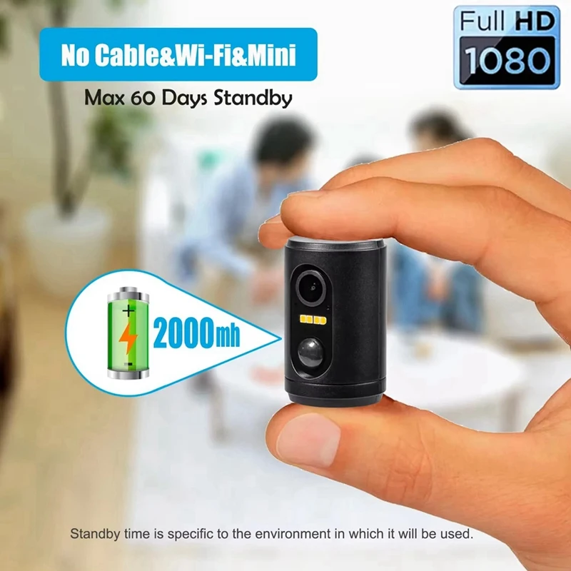 1080P Mini Battery Camera Wifi Sensor Motion Detection Wireless Video IP Security Camear CCTV HD Home Camera