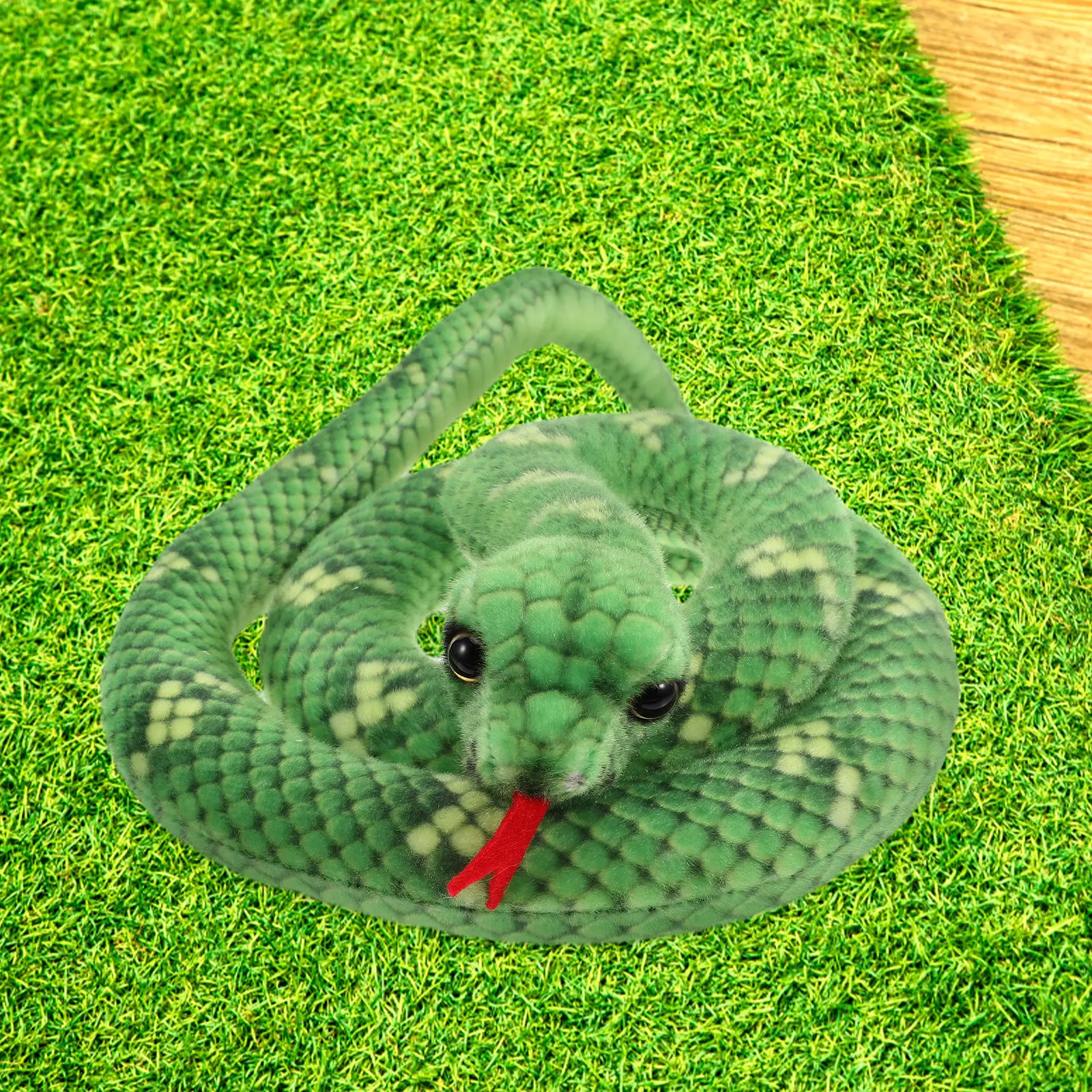 

Large Simulation Stuffed Snake Realistic Fake Snake Prank Prop Halloween Party Decoration Garden Ornament Prank Model