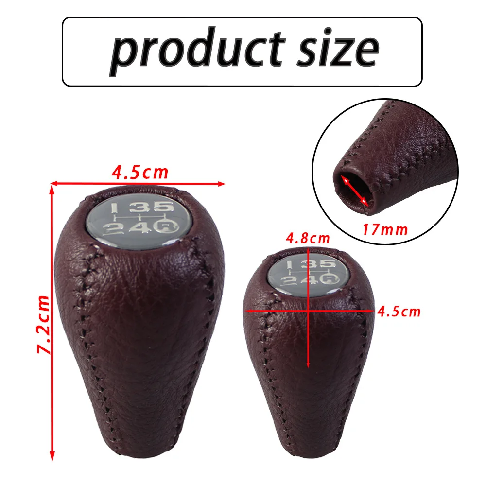 Leather Gear Shift Knob For Toyota Cressida 1985-1992  Camry 1987-1991 5 Speed Manual Transmission Upgrade Transfer Change Lever