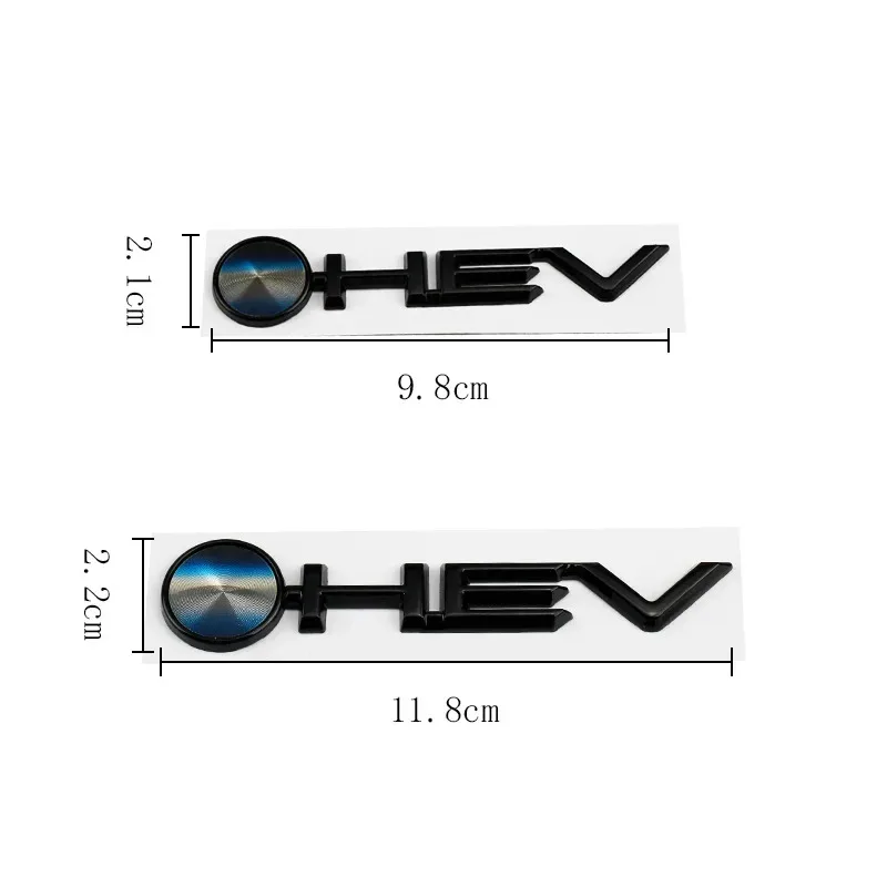 سيارة ثلاثية الأبعاد معدن HEV شعار الجذع شعار شارة الشارات ملصق لتويوتا كامري 9th 2024 هايلاندر جرانفيا سيينا أفالون اكسسوارات