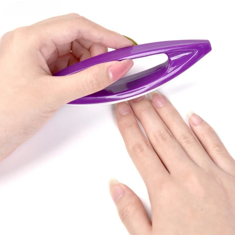 4Pcs Synthetic Suede Material Nail Buffer - Polishing Files for Nail Art Buffing Manicure Tool